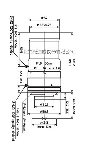 kowa 鏡頭 物鏡 LM50-IR 顯微鏡物鏡