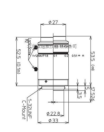 kowa 鏡頭 物鏡 LM12JC10M 顯微鏡物鏡