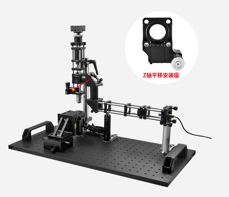 物鏡安裝架Z軸平移安裝座平移臺(tái)位移單軸鏡架 PT-SD87