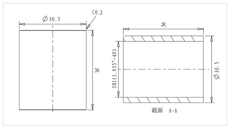 母轉(zhuǎn)母套筒透鏡延長(zhǎng)管籠式遮光筒30mm鏡筒