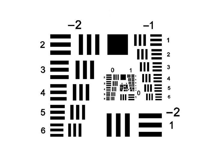 USAF1951標(biāo)定板 標(biāo)尺 1-57(LP/mm) 正片 USAF1951-601