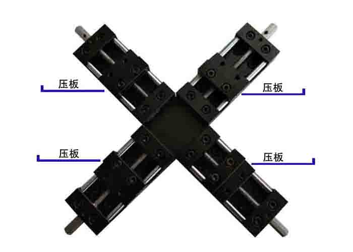 手動平移臺/線性滑臺/四軸拉伸臺PT-SD35（四軸拉伸)